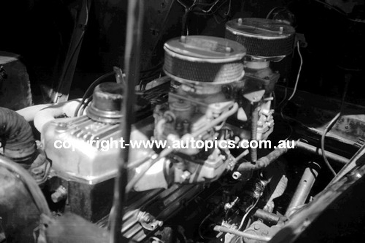 60034 - Under the bonnet of the Geoghegan FX Holden - Bathurst 3rd October 1960 - Photographer Lance Lowe