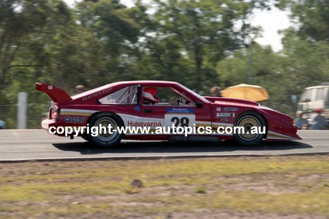 92046 - Kerry Baily, Toyota Supra - Sports Sedan Championships  Lakeside 1992 - Photographer Marshall Cass