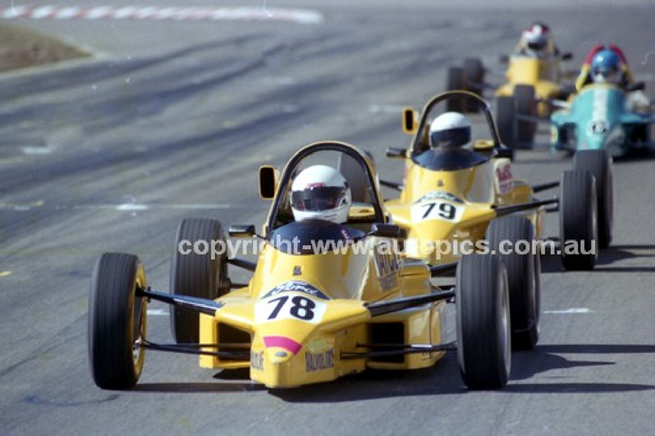 90309 - David Ratcliff & Geoffrey Full, Reynard FF - Amaroo Park 5th August 1990 - Photographer Lance J Ruting