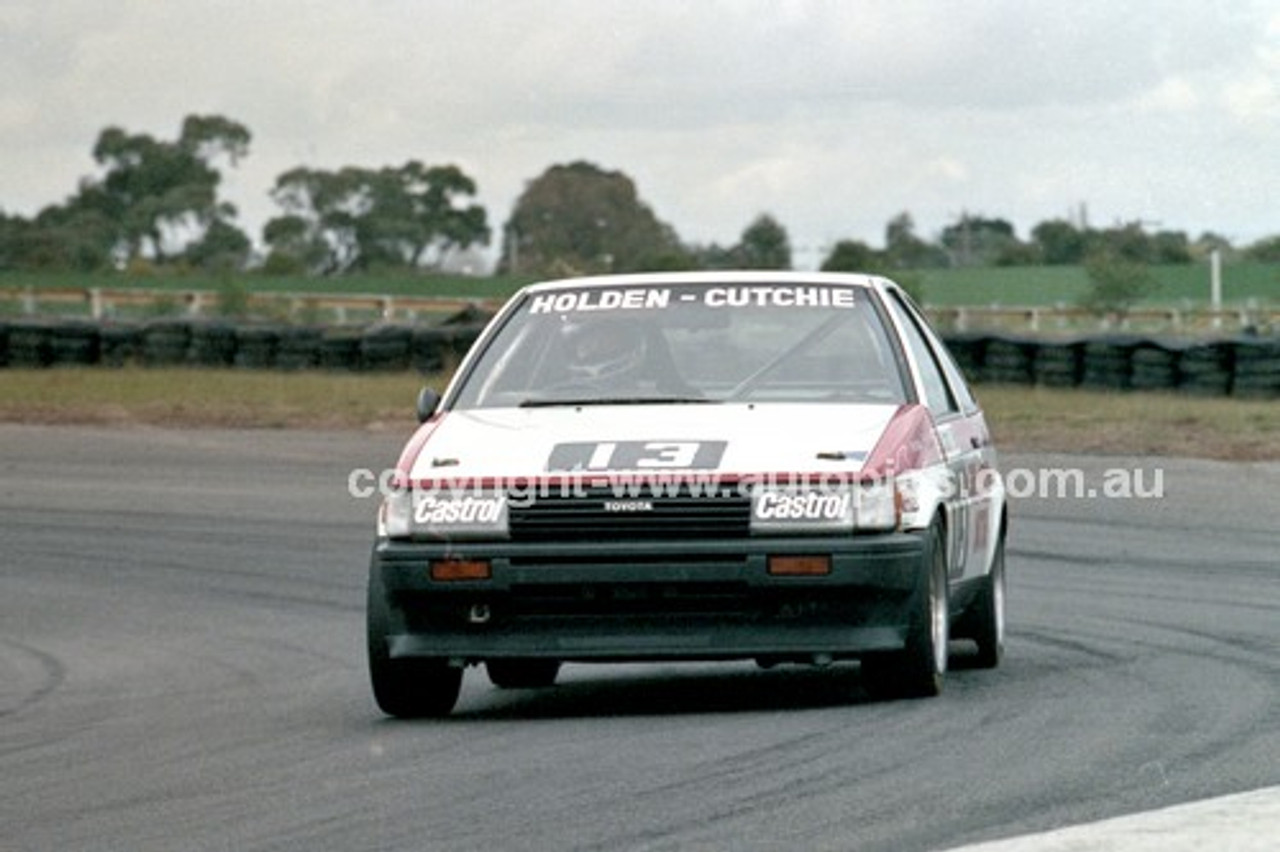 86082 - Bob Holden / Ray Cutchie, Toyota Sprinter  - Sandown Castrol 500 1986 - Photographer Peter D'Abbs