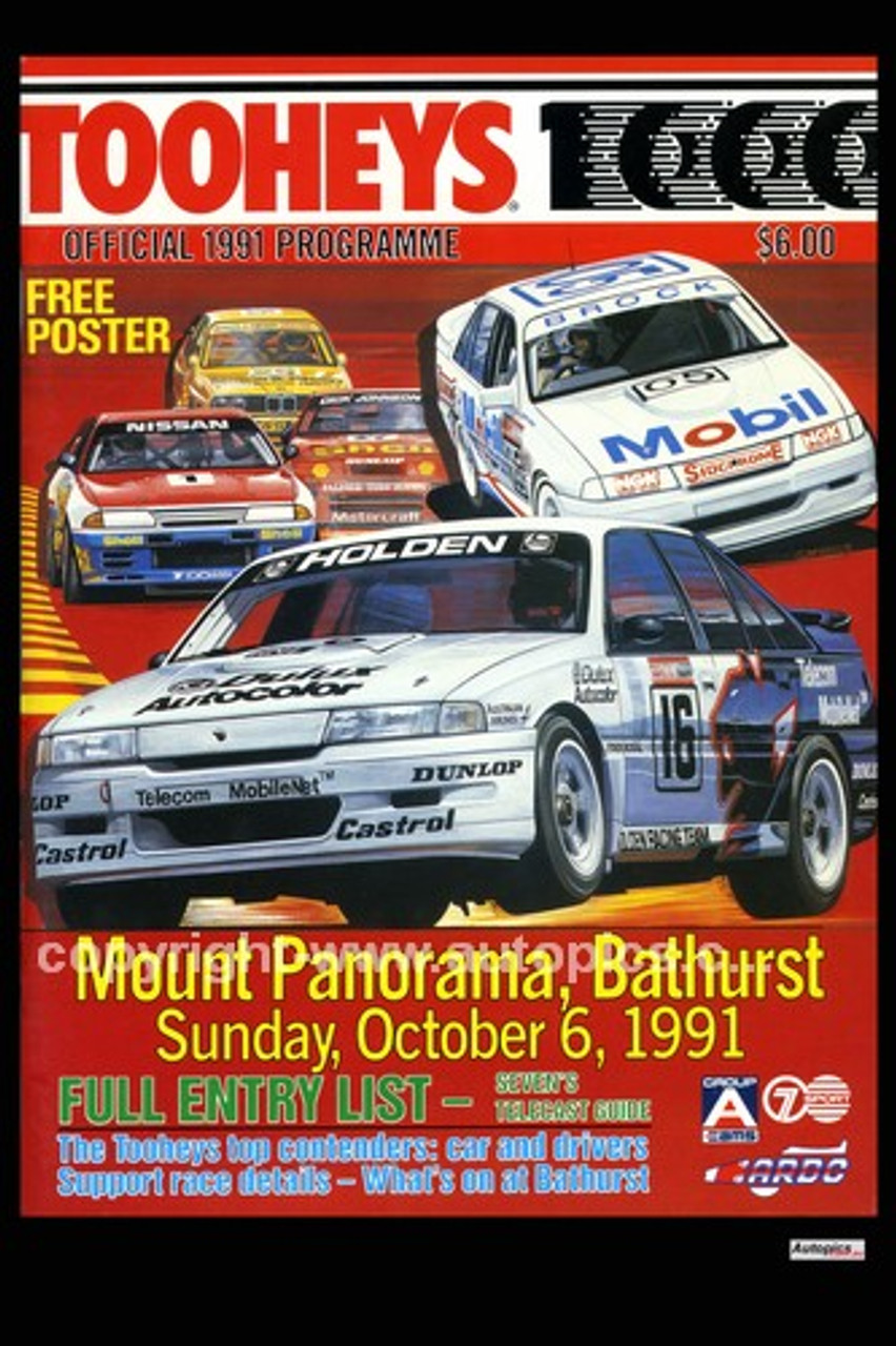 728 - Bathurst Programme Cover 1991