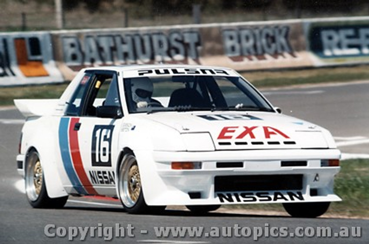 84739 - Christine Gibson / Glen Seton Nissan Pulsar EXA Turbo  - Bathurst 1984