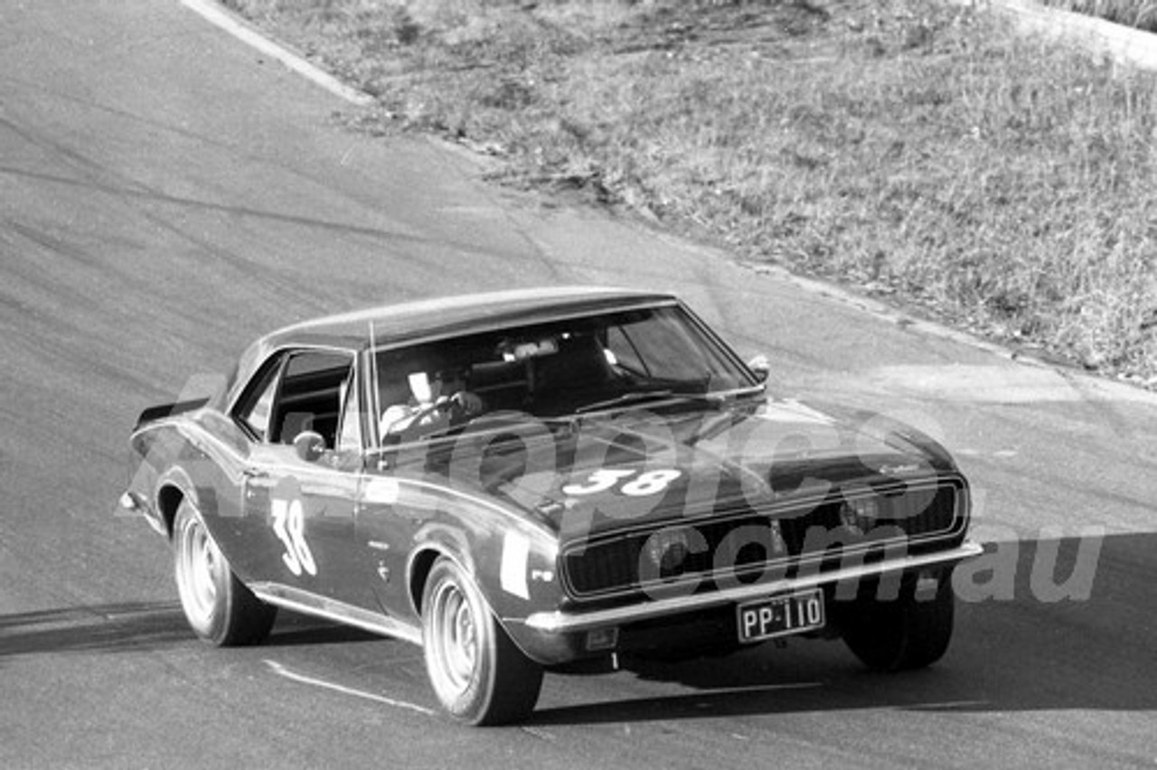 701078 -  Pat Peck - Chev Camaro - Oran Park1970 - Photographer Lance J Ruting