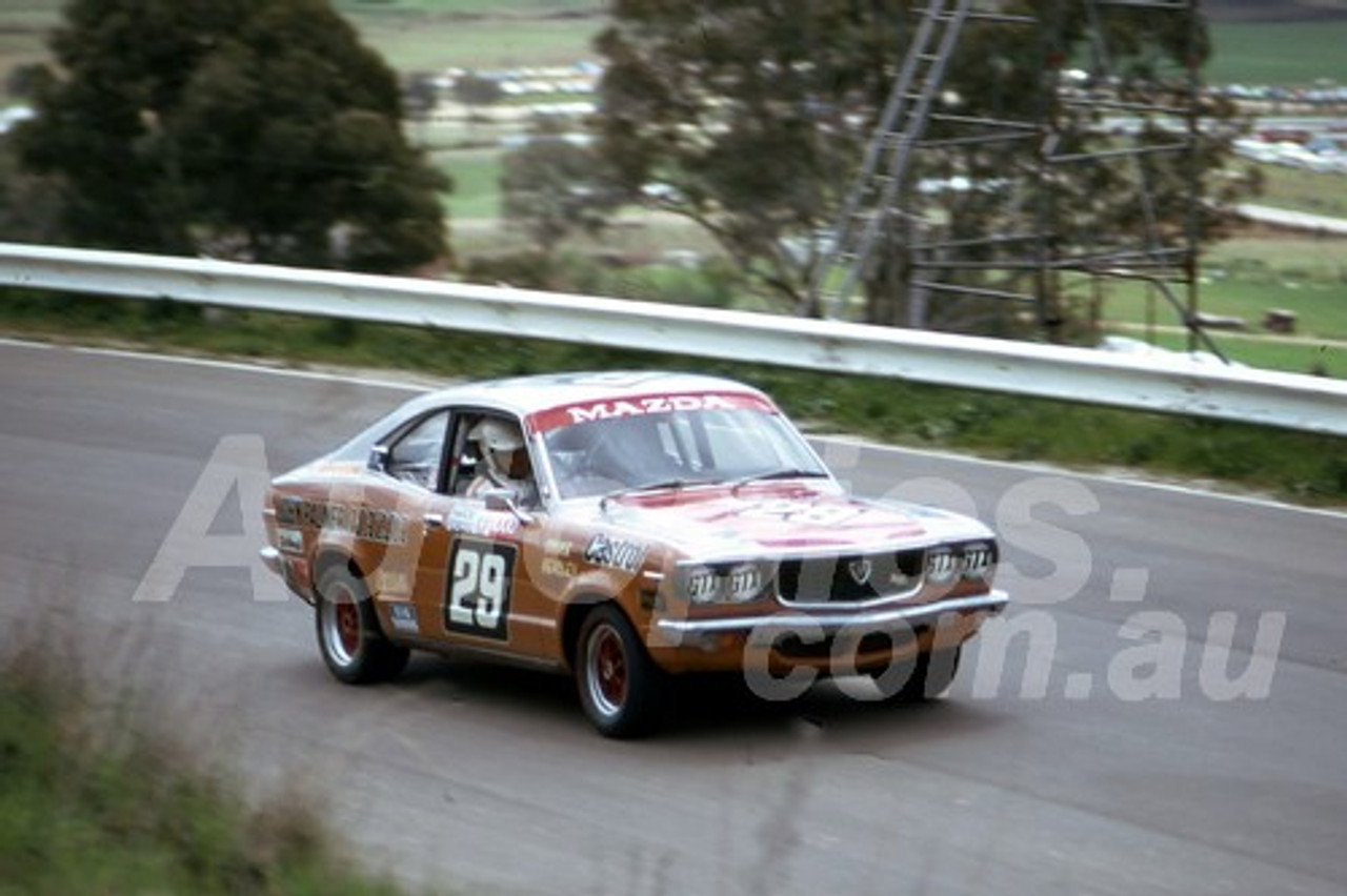 74763  -  Gary Cooke & Bob Beasley Mazda RX3 12A -  Hardie Ferodo 1000 Bathurst 1974 - Photographer Bob Jess