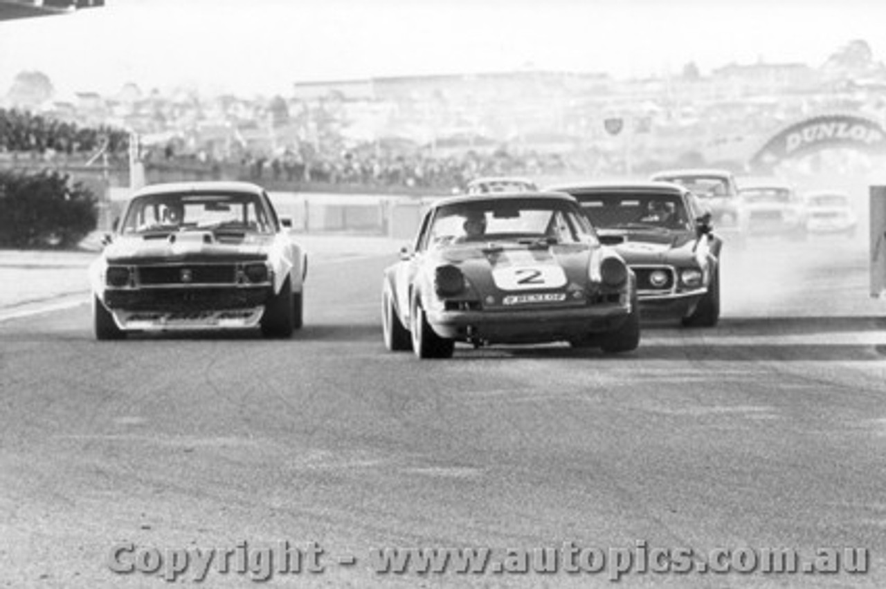 72104 - A. Moffat Ford Mustang /A. Hamilton Porsche / B. Thomson Holden Torana - Sandown 1972