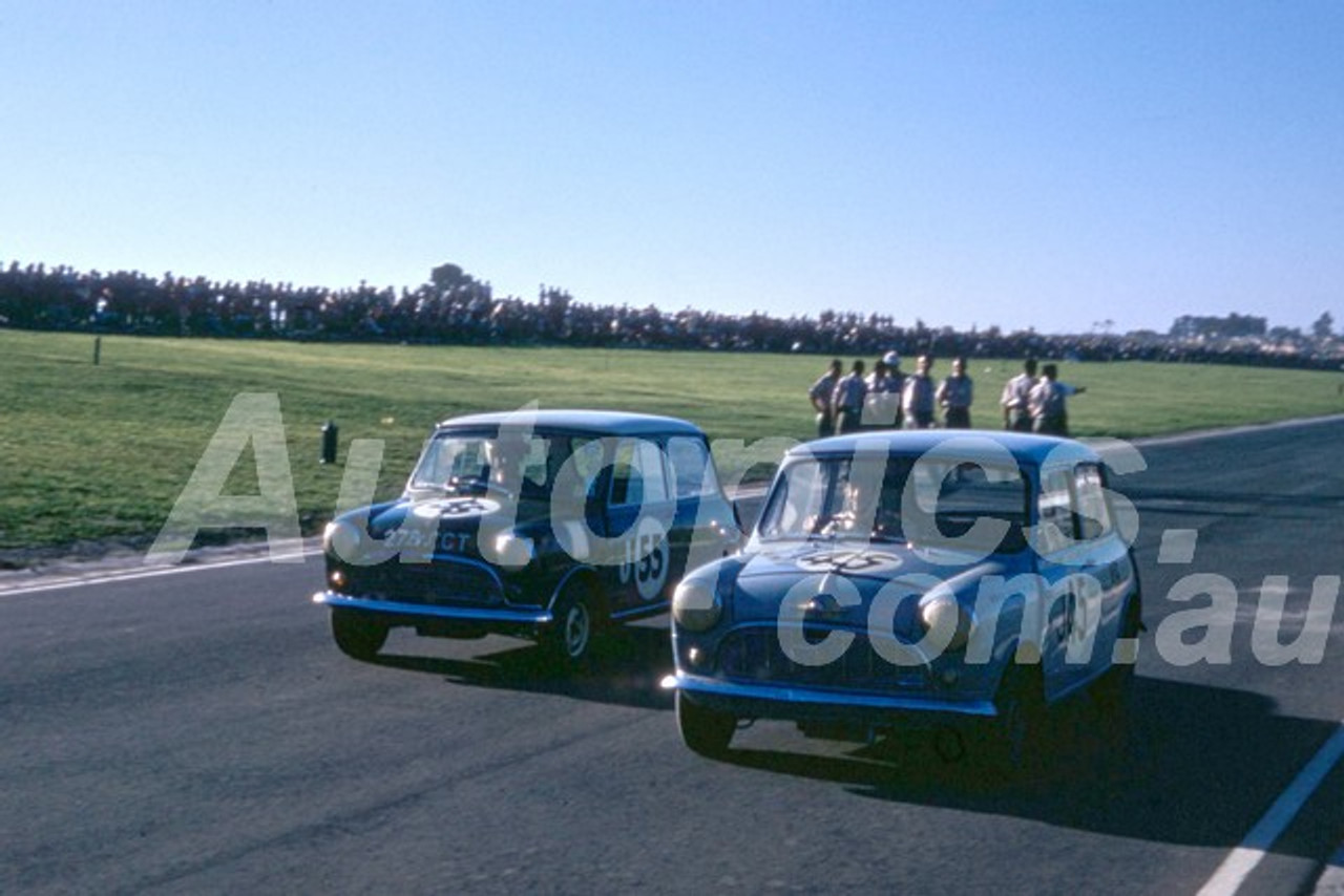 62597 - Ron Flockhart & Peter Manton Morris 850 - Sandown 11th March 1962  - Photographer  Barry Kirkpatrick