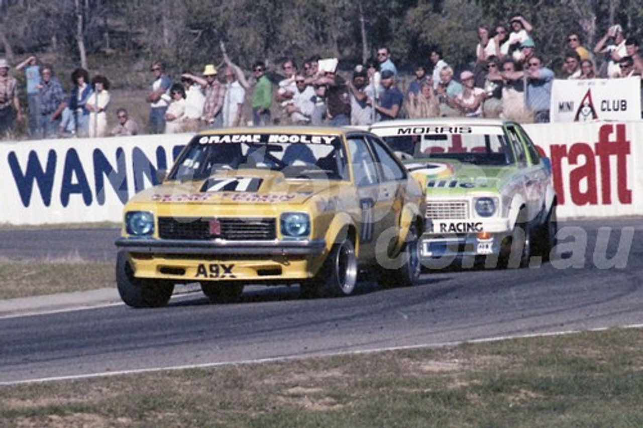 79111 - Graeme Hooley & Bob Morris, Torana A9X - ATCC - Wanneroo 6th May 1979 - Photographer Tony Burton