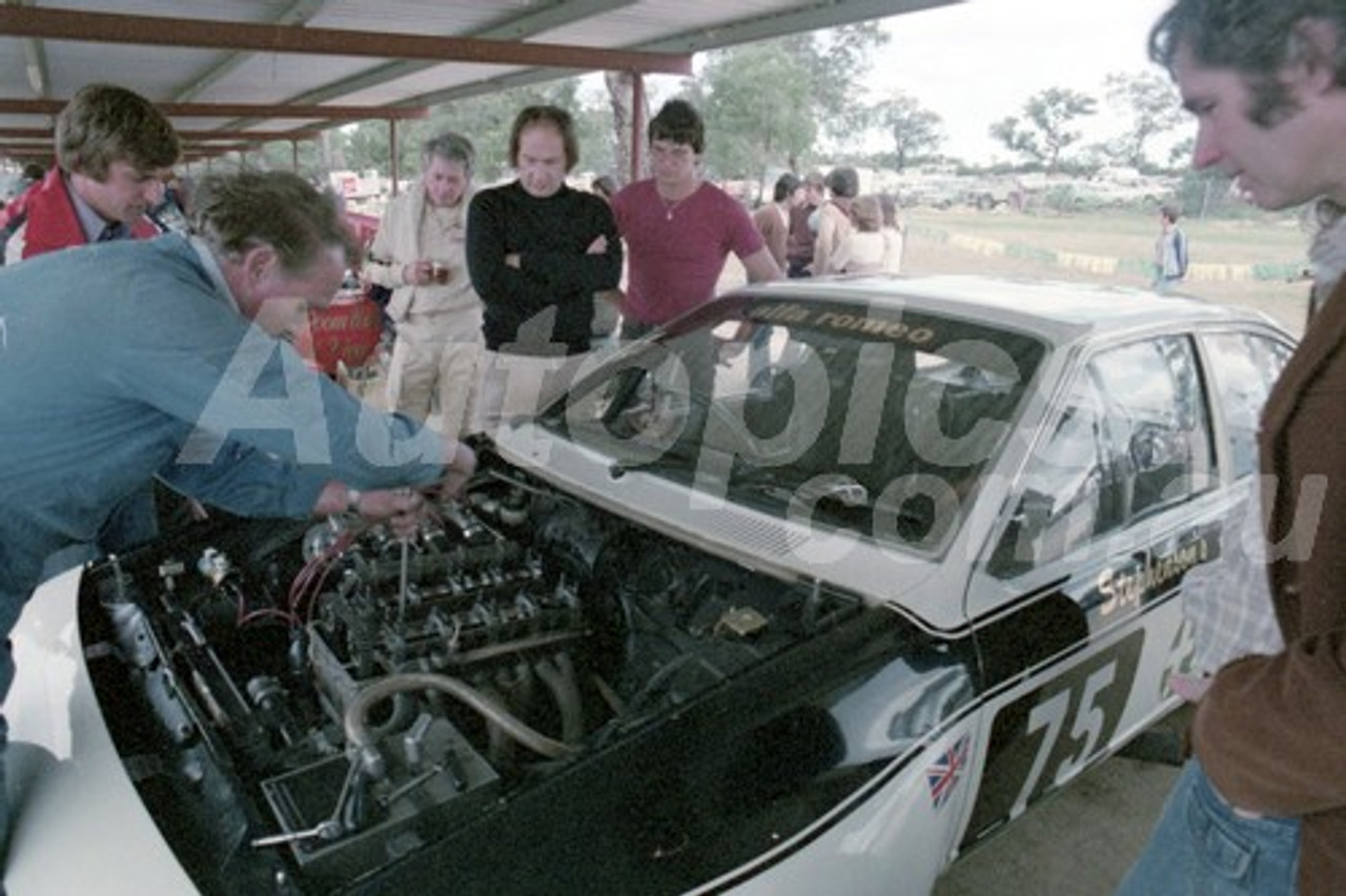 80103 - Gordon Stephenson Alfa Romeo, Wanneroo 6th July 1980 - Photographer Tony Burton