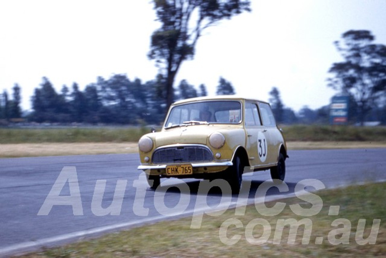 61045 - Don Algie - Morris 850  - Warwick Farm 1961 - Photographer Peter Wilson