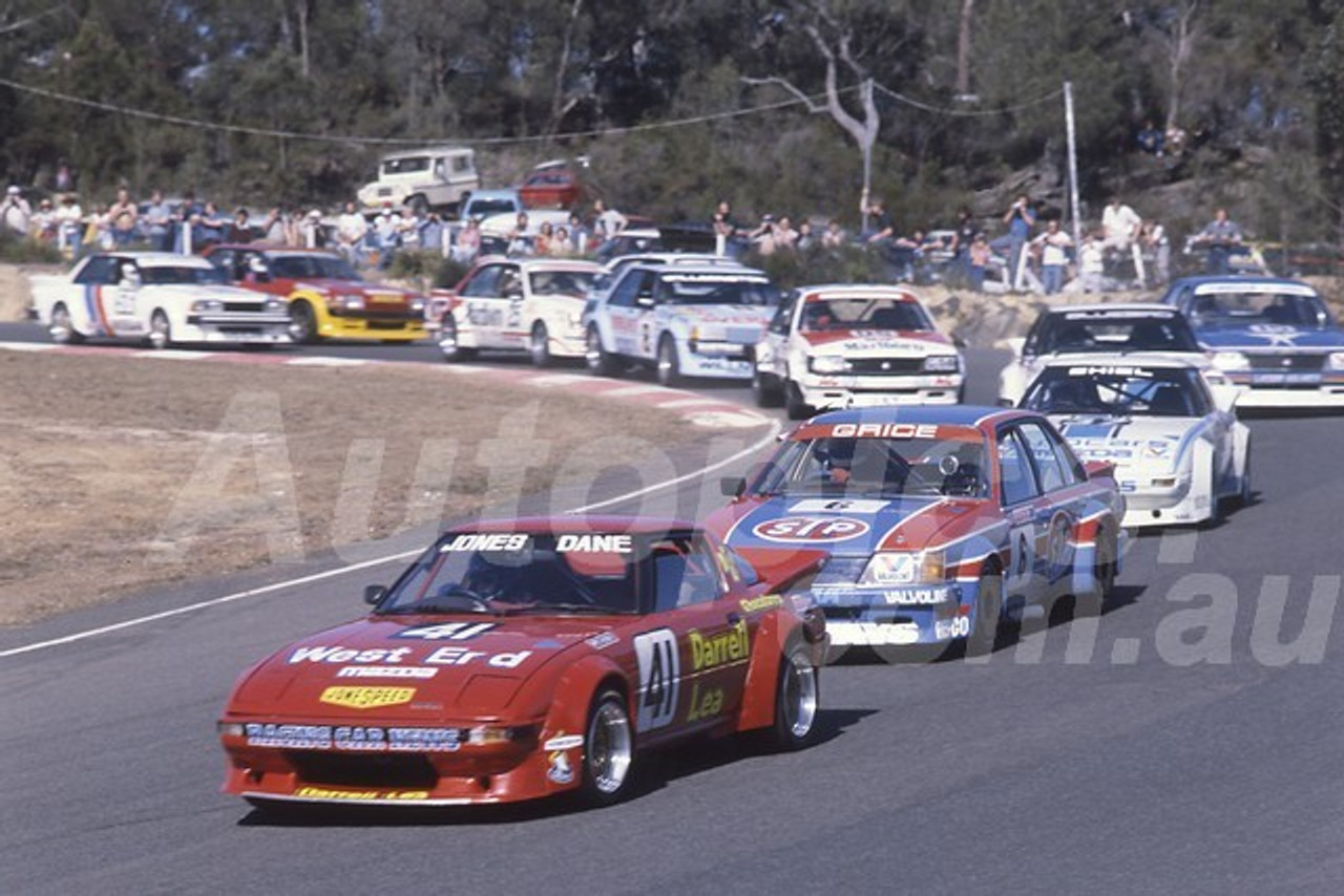 84091 - Barry Jones, Mazda RX7 - Amaroo Park 1984 - Photographer Lance J Ruting