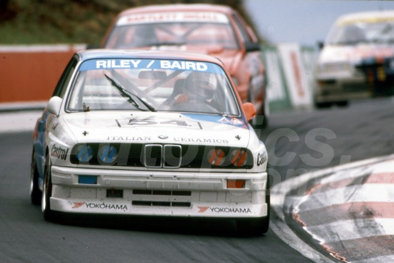 90882 - BRETT RILEY / CRAIG BAIRD, BMW M3 - Tooheys 1000 Bathurst 1990 - Photographer Ray Simpson