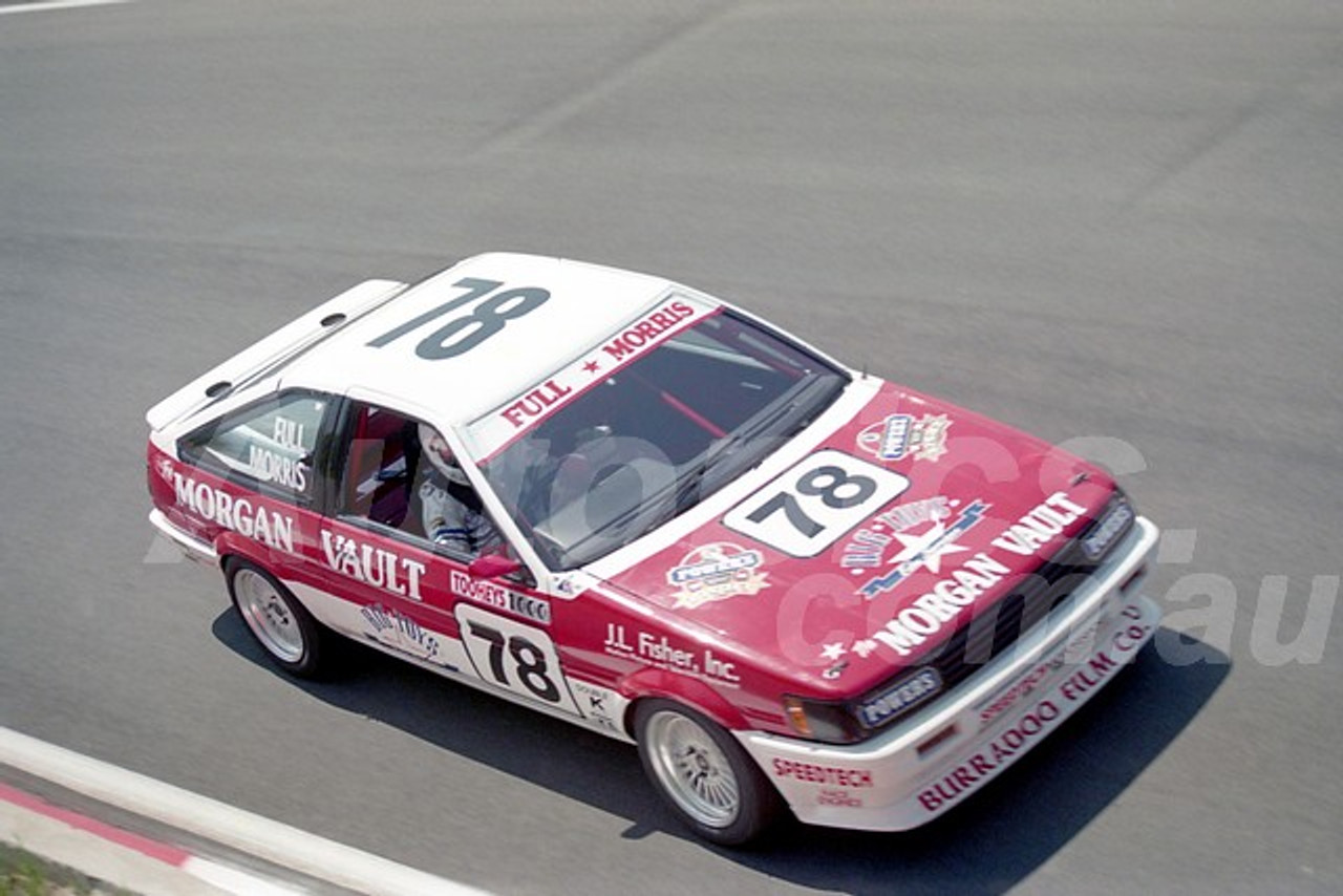 91821 - GEOFF FULL / PAUL MORRIS, TOYOTA COROLLA - 1991 Bathurst Tooheys 1000 - Photographer Ray Simpson