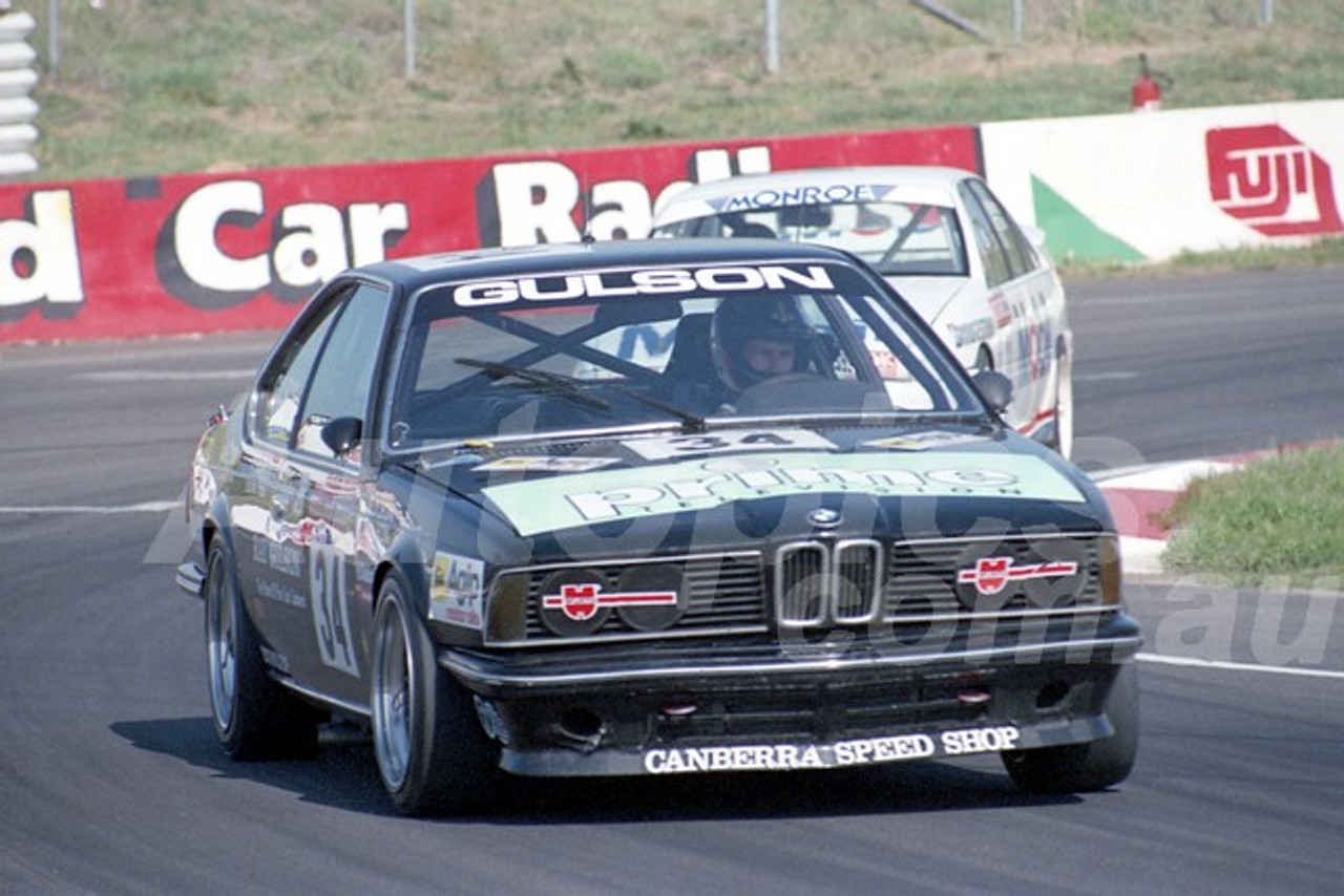 91834 - RAY GULSON / GRAHAM GULSON, BMW 635 - 1991 Bathurst Tooheys 1000 - Photographer Ray Simpson