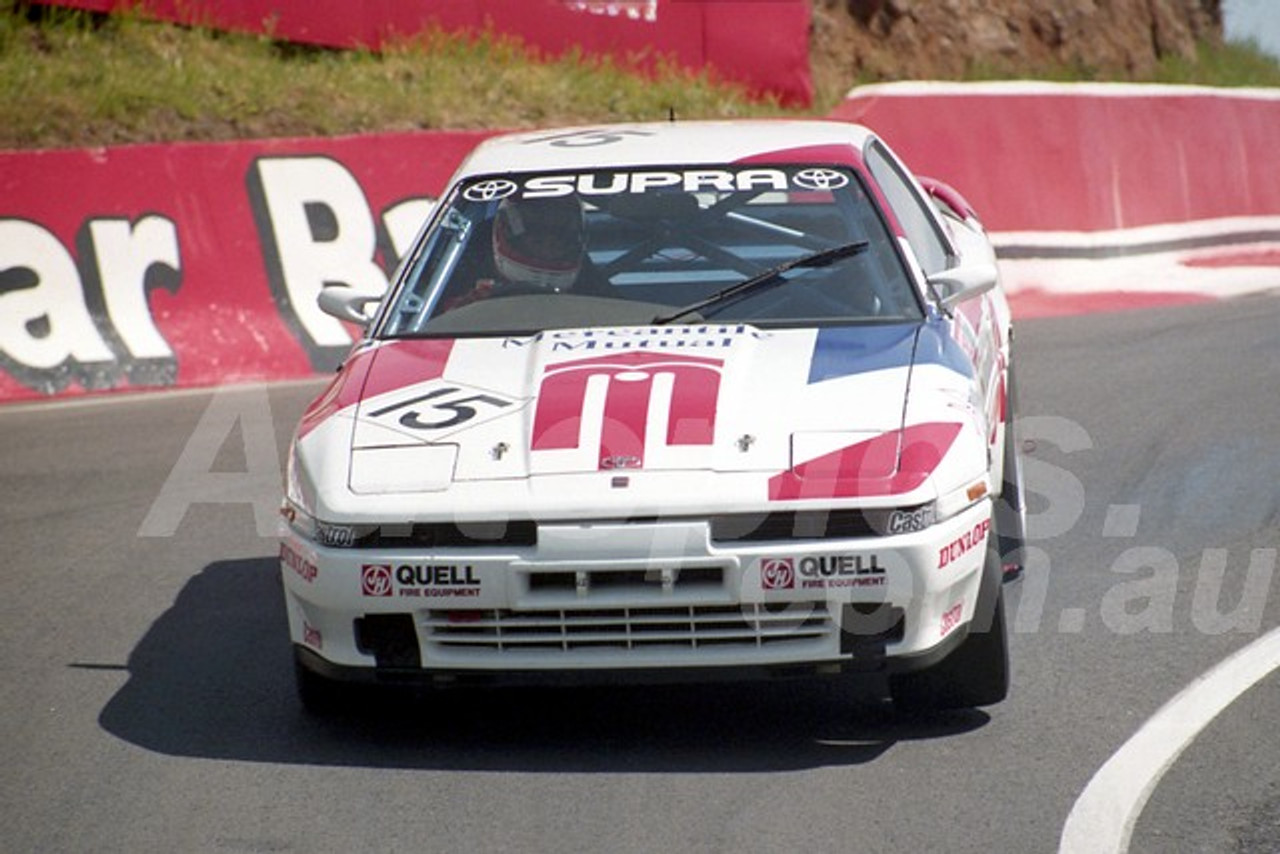 91837 - JOHN SMITH / GEOFF MORGAN, TOYOTA SUPRA - 1991 Bathurst Tooheys 1000 - Photographer Ray Simpson