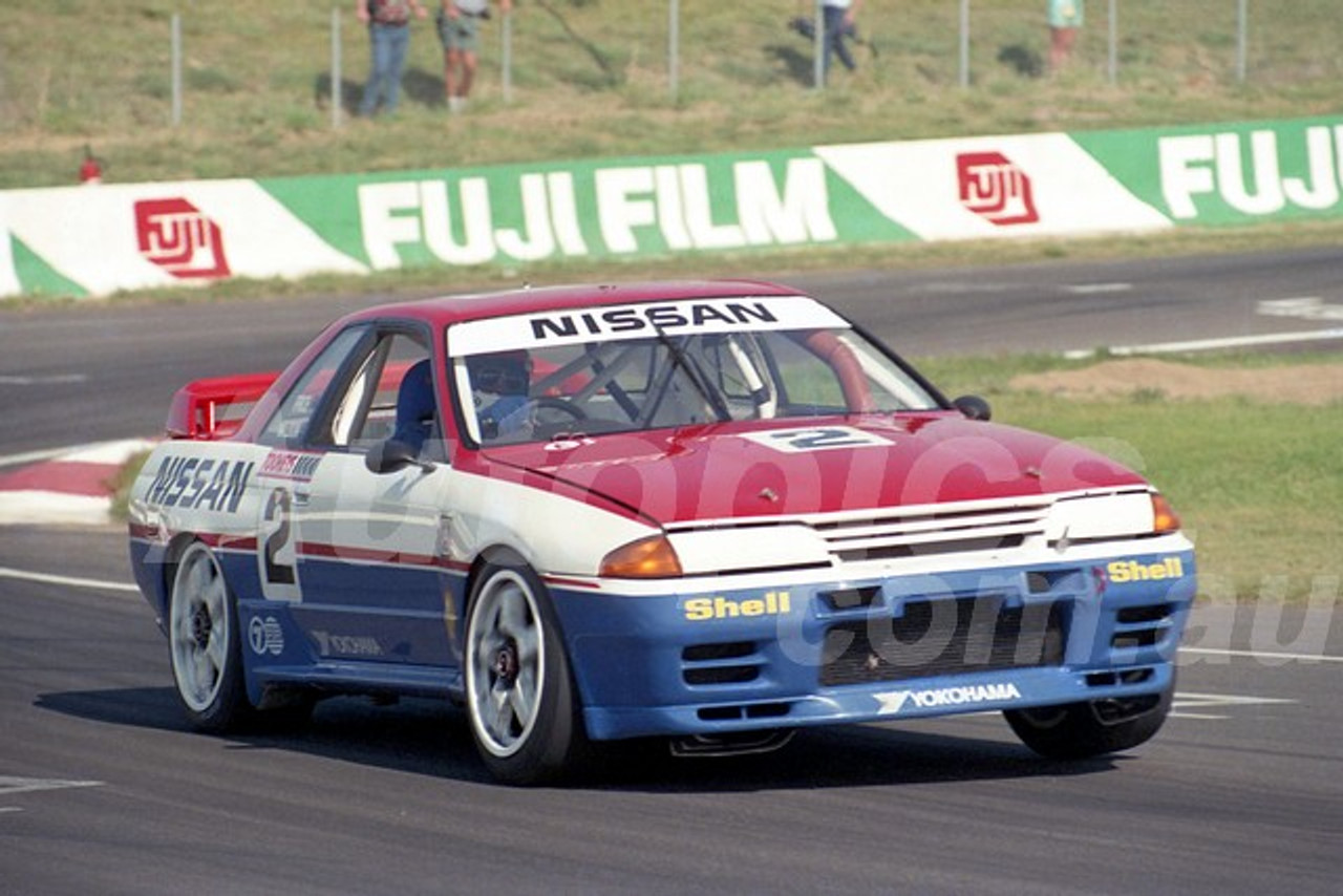 91755 - DREW PRICE / GARRY WALDON , NISSAN SKYLINE R32 GT-R - 1991 Bathurst Tooheys 1000 - Photographer Ray Simpson