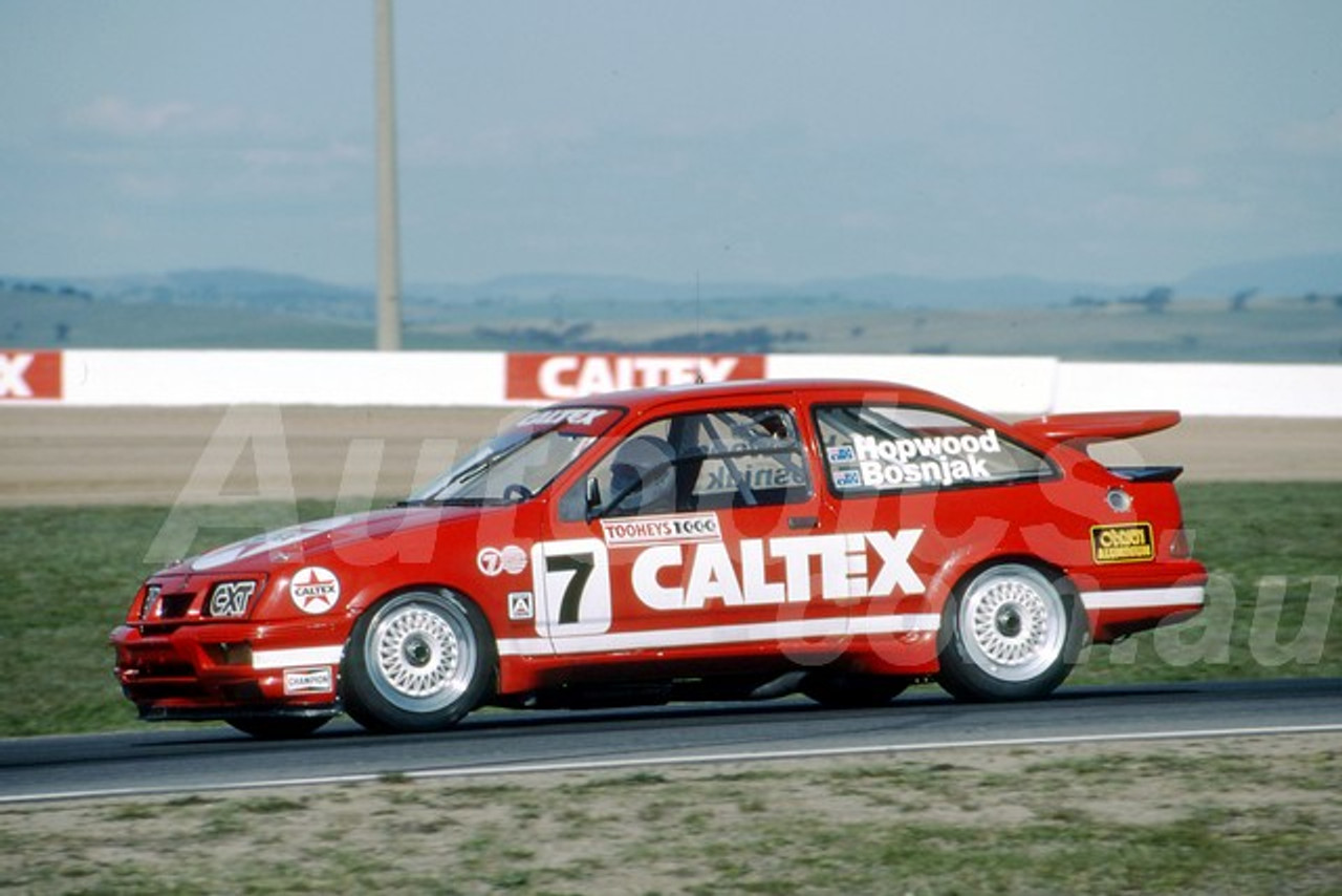 92774 -  PETER HOPWOOD / TERRY BOSNJAK, FORD SIERRA - 1992 Bathurst Tooheys 1000 - Photographer Lance J Ruting