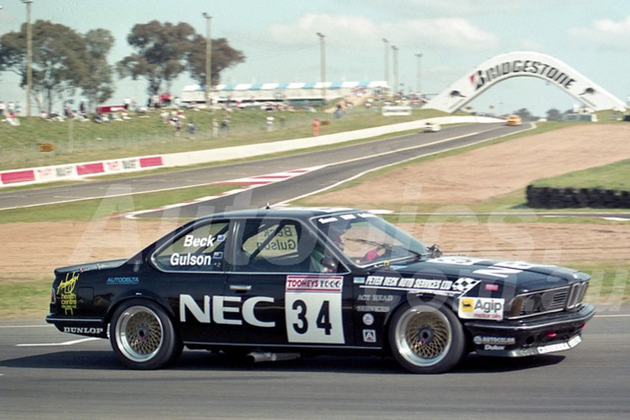 92816 - RAY GULSON / GRAHAM GULSON / PETER BECK, BMW 635 - 1992 Bathurst Tooheys 1000 - Photographer Lance J Ruting