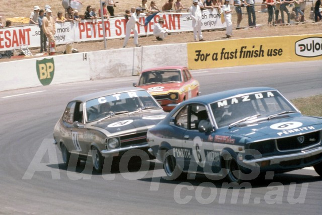 75243 - Don Holland Mazda & Nev Briggs Torana GTR - Oran Park 1975