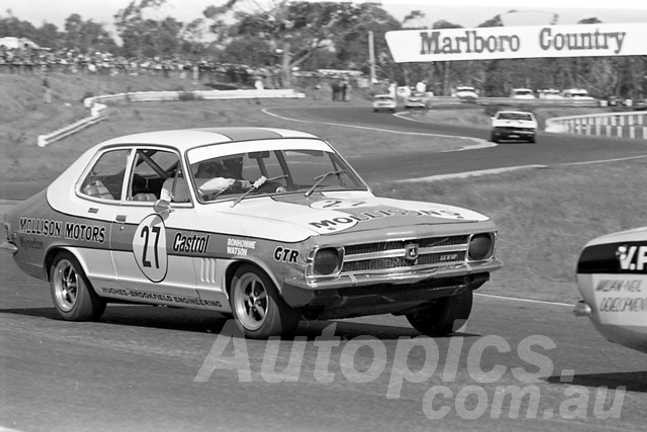 74209 -  Roger Bonhomme, Torana GTR - Sandown 250 8th September 1974 - Photographer Peter D'Abbs