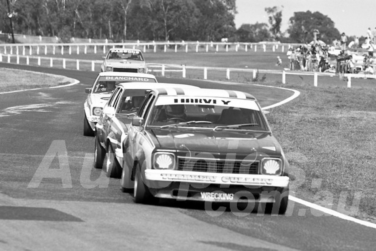 76254 - John Harvey, Torana SLR 5000 - Sandown 11th April 1976 - Photographer Peter D'Abbs