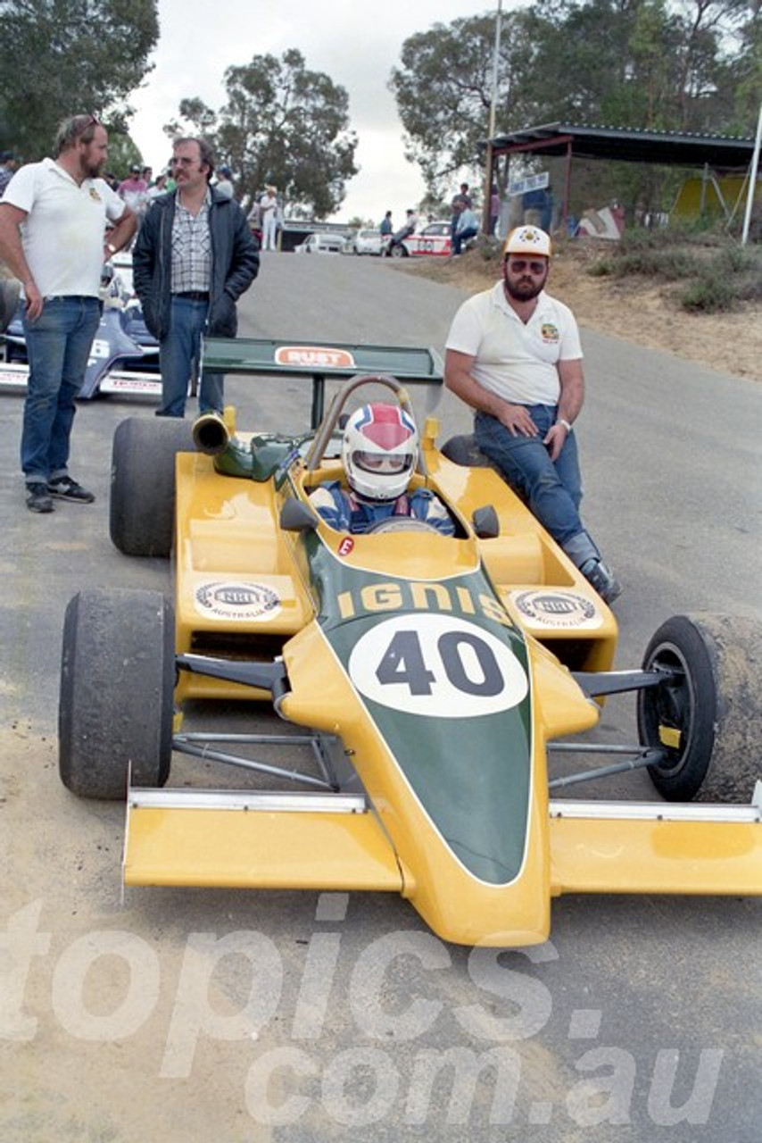 87121 - Geoff Nicol, Ralt RT4 -  Wanneroo April 1987 - Photographer Tony Burton