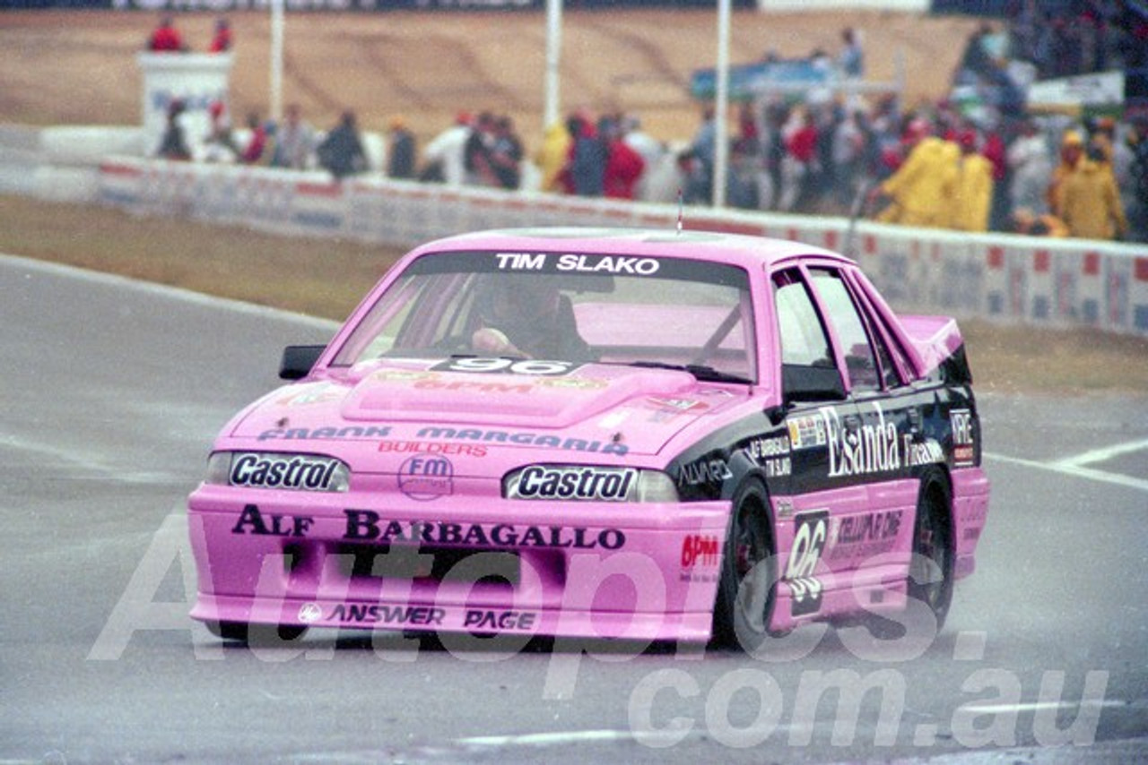 89074 - Tim Slako, TWR Commodore  - ATCC Round 4  Wanneroo April 1989 - Photographer Tony Burton