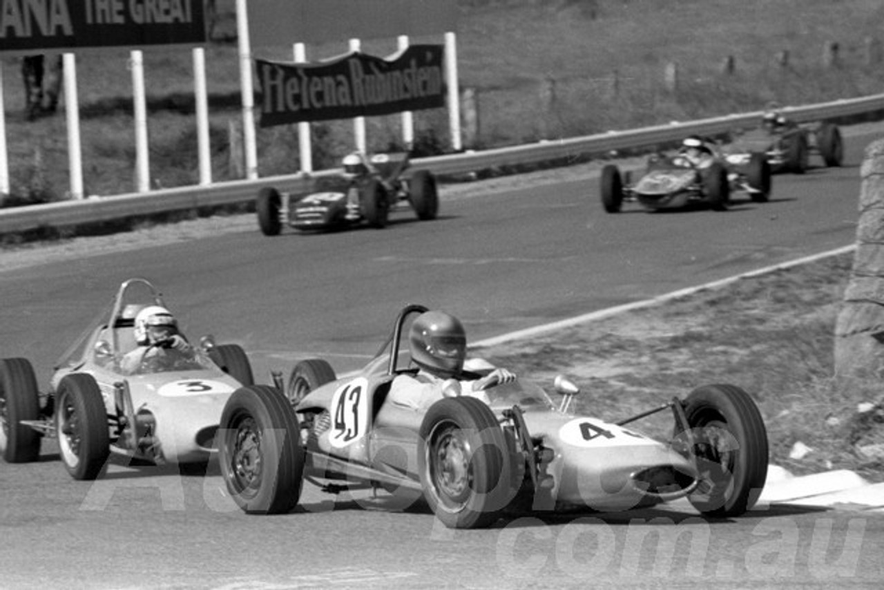 73297 -  Graham Engel, MJM & Denis Riley, SRV Vee  - Bathurst Easter 1973 - Photographer Lance Ruting