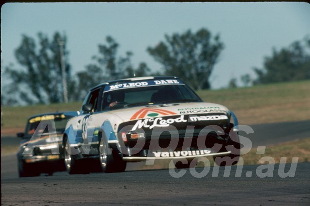 Peter McLeod, Mazda RX7 - Oran Park  23rd August 1981 - Photographer Lance Ruting