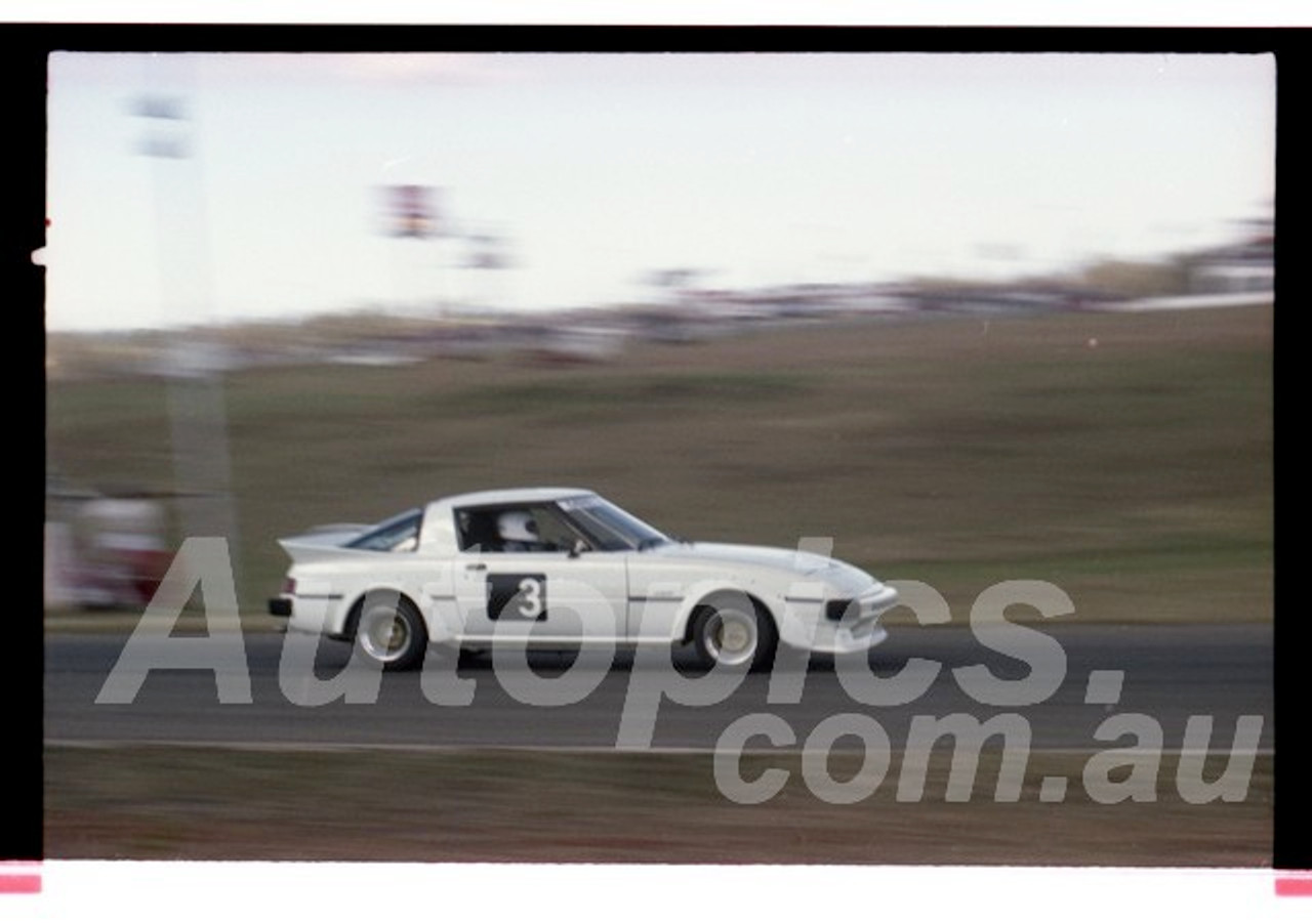 Gerry Burges, Mazda RX7 - Oran Park  23rd August 1981 - Photographer Lance Ruting