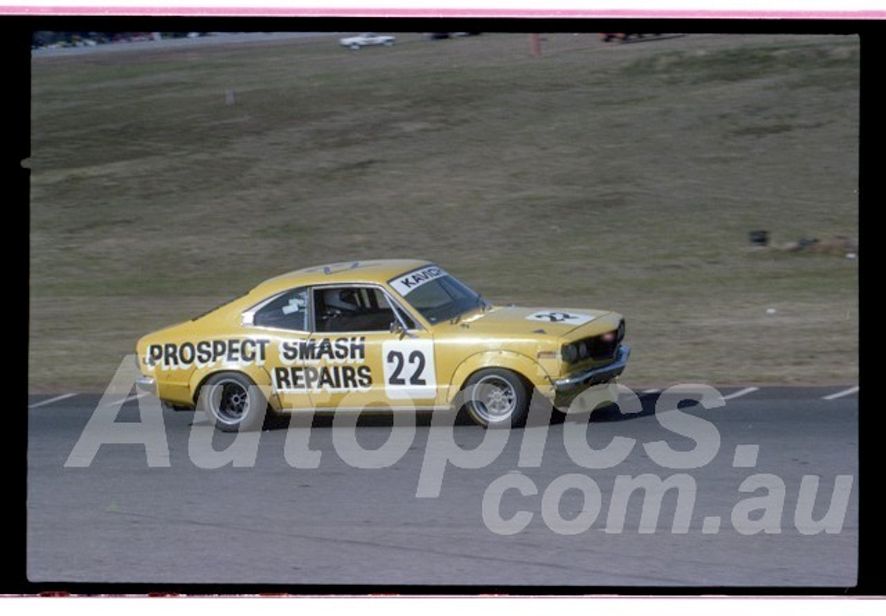 Tony Kavich, Mazda RX3 - Oran Park  23rd August 1981 - Photographer Lance Ruting