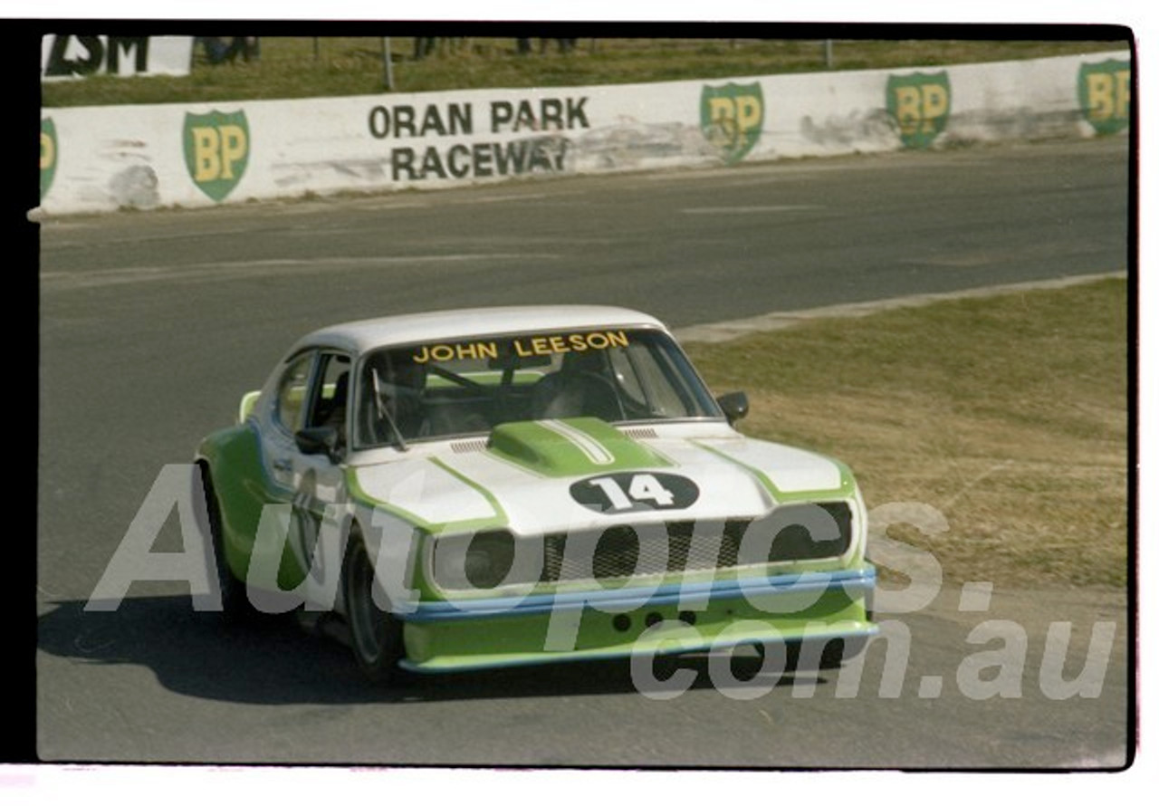 John Leeson Ford Capri - Oran Park  23rd August 1981 - Photographer Lance Ruting