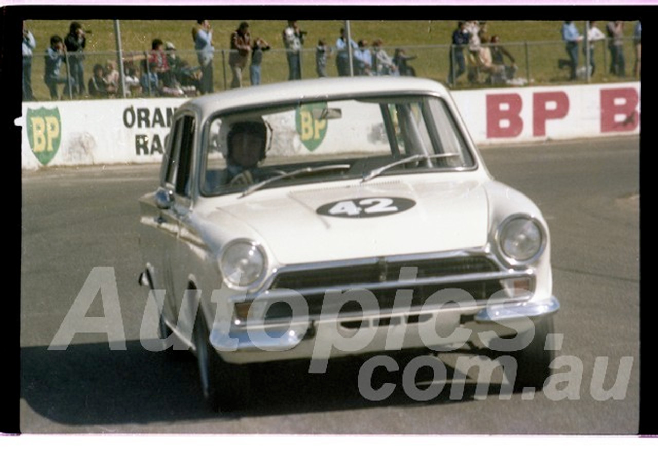 Brian Boyd, Lotus Cortina - Oran Park  23rd August 1981 - Photographer Lance Ruting