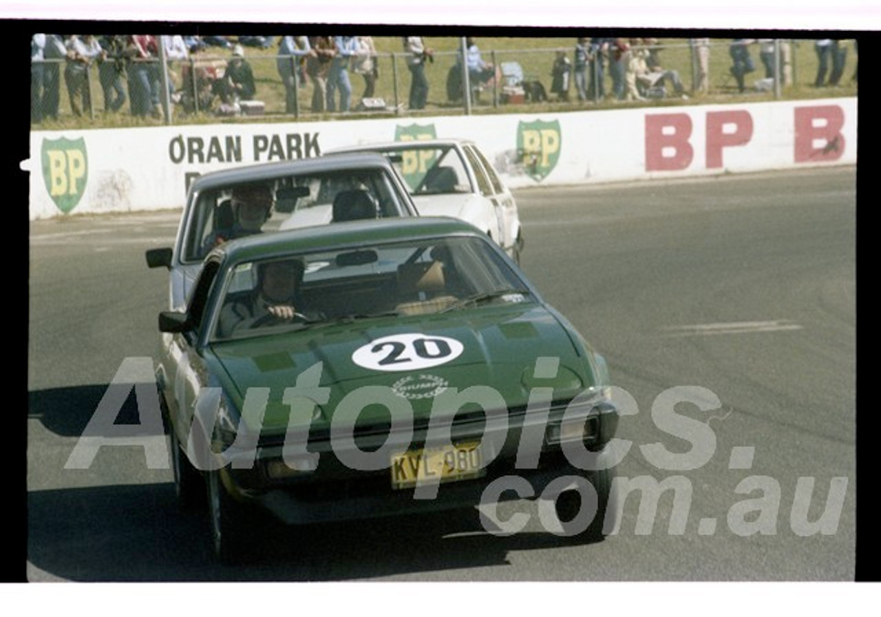 Allan Springett, Triumph TR7 - Oran Park  23rd August 1981 - Photographer Lance Ruting