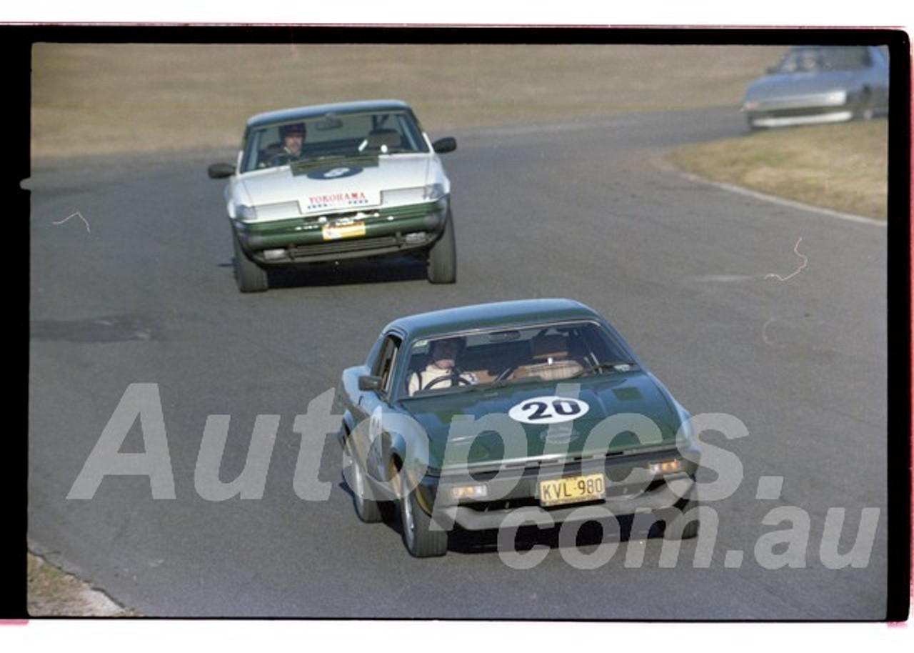 Allan Springett, Triumph TR7 - Oran Park  23rd August 1981 - Photographer Lance Ruting