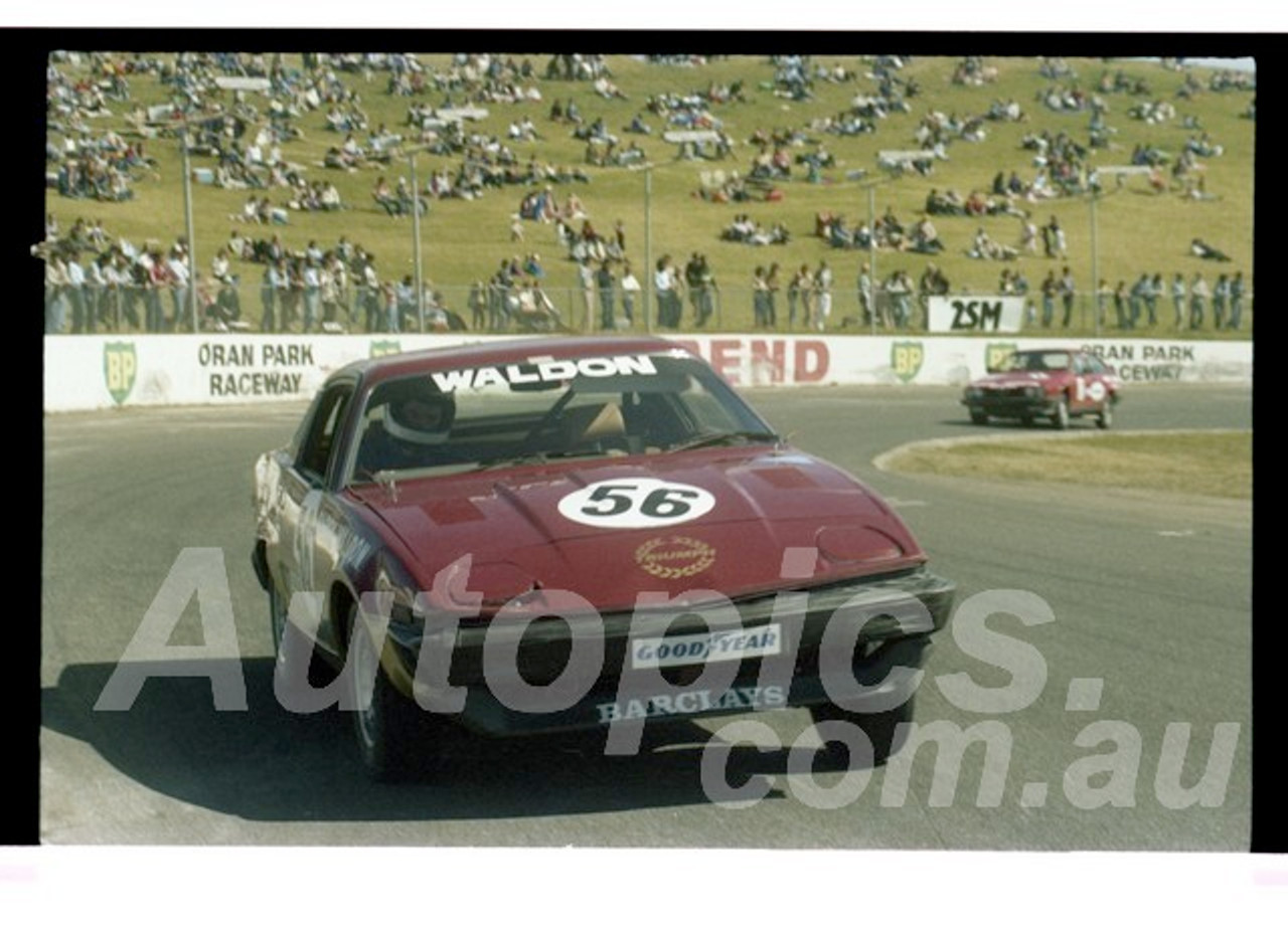 Garry Waldon, Triumph TR7 - Oran Park  23rd August 1981 - Photographer Lance Ruting