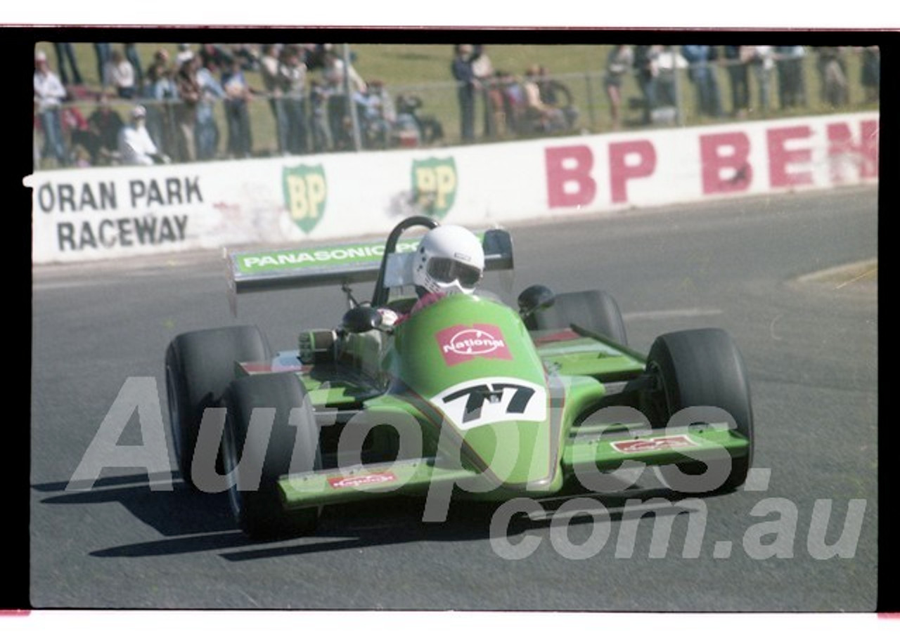 Peter Williamson, Galloway - Oran Park  23rd August 1981 - Photographer Lance Ruting