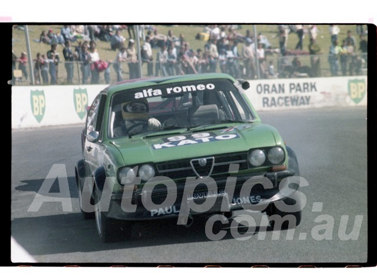 Phil McDonnell, Alfa Ti - Oran Park  23rd August 1981 - Photographer Lance Ruting