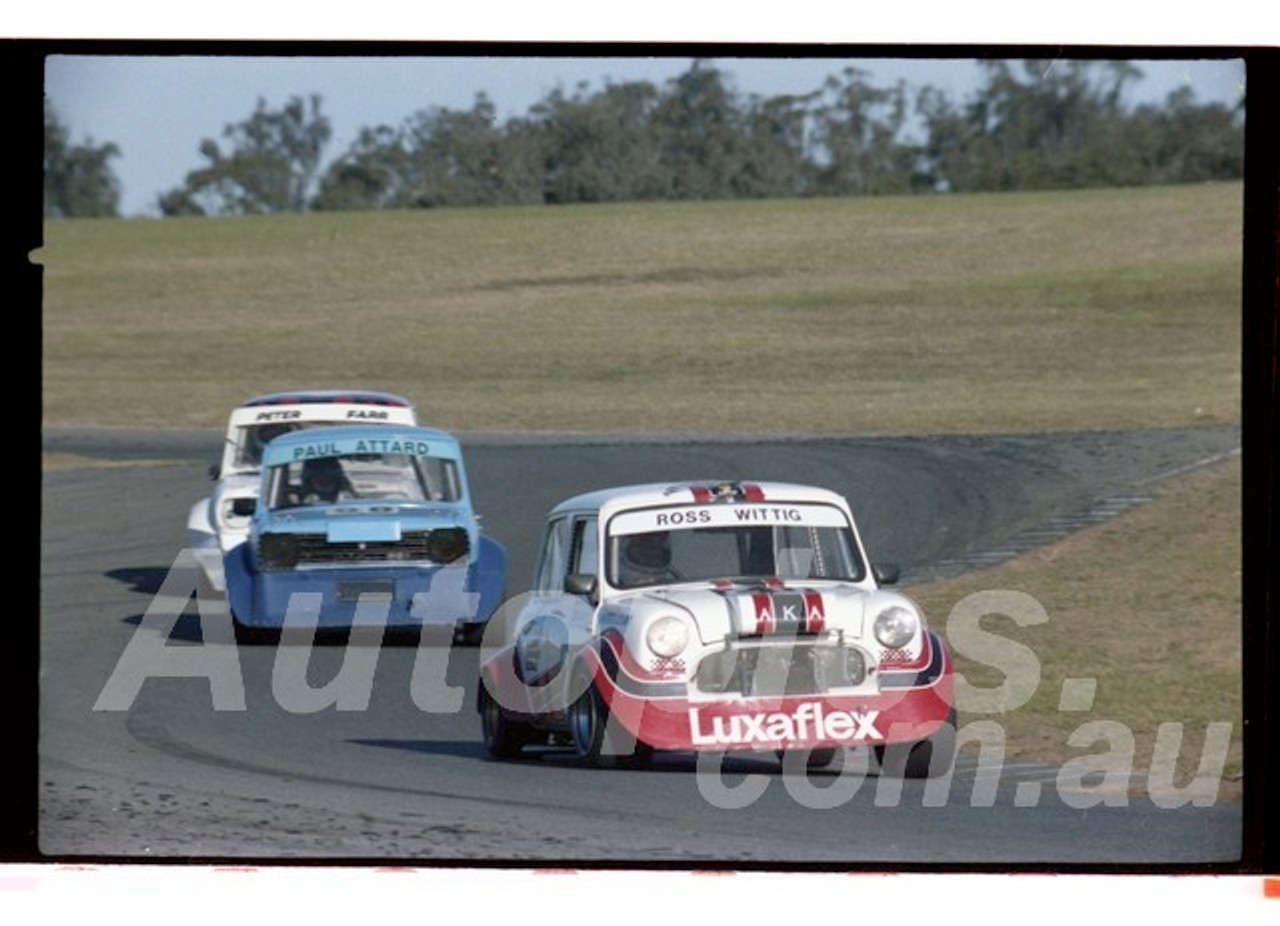 Ross Wittig, Mini - Oran Park  23rd August 1981 - Photographer Lance Ruting