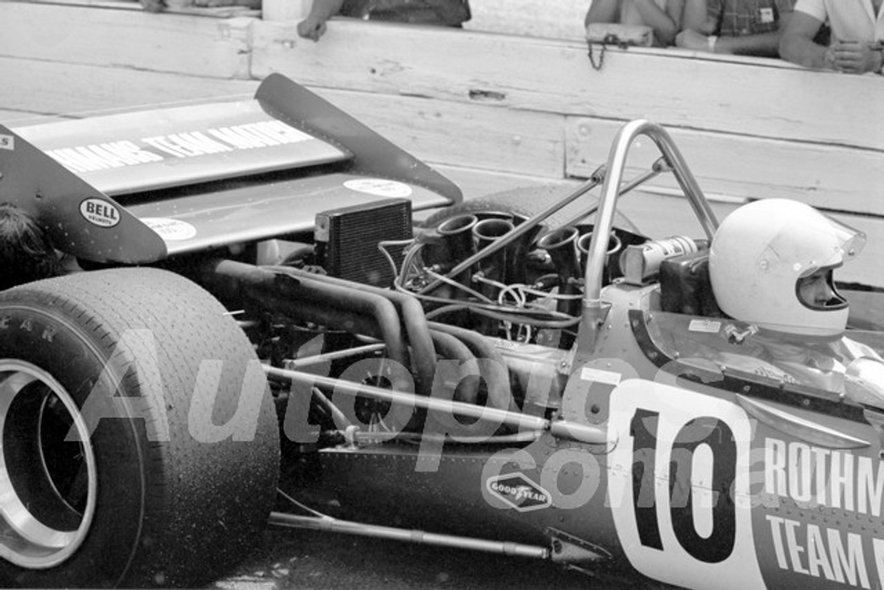 71563 -  Frank Matich, McLaren M10B - Tasman Series Sandown 21st February 1971 - Photographer Peter D'Abbs