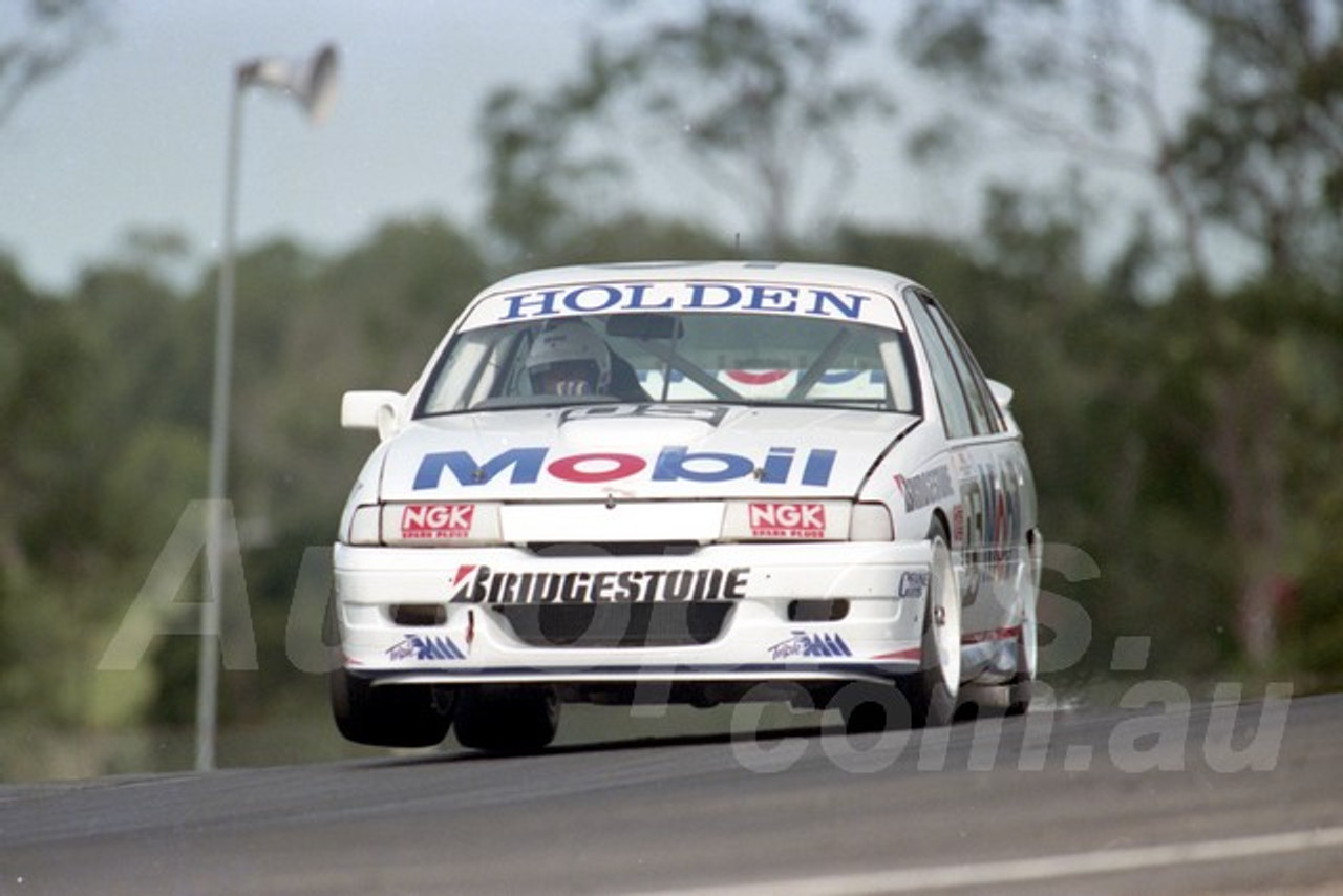 92114 - Peter Brock, Commodore VN - Lakeside 3rd May 1992 - Photographer Marshall Cass