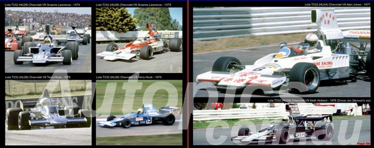 Blast From The Past, Formula 5000 Constructors - 80 Page Hard Cover Book - Pictorial History