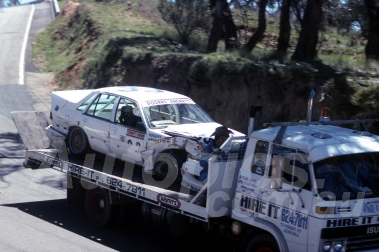 88830 - GARRY ROGERS / JOHN ANDRETTl , Commodore VL - Bathurst 1000, 1988 - Photographer Lance J Ruting