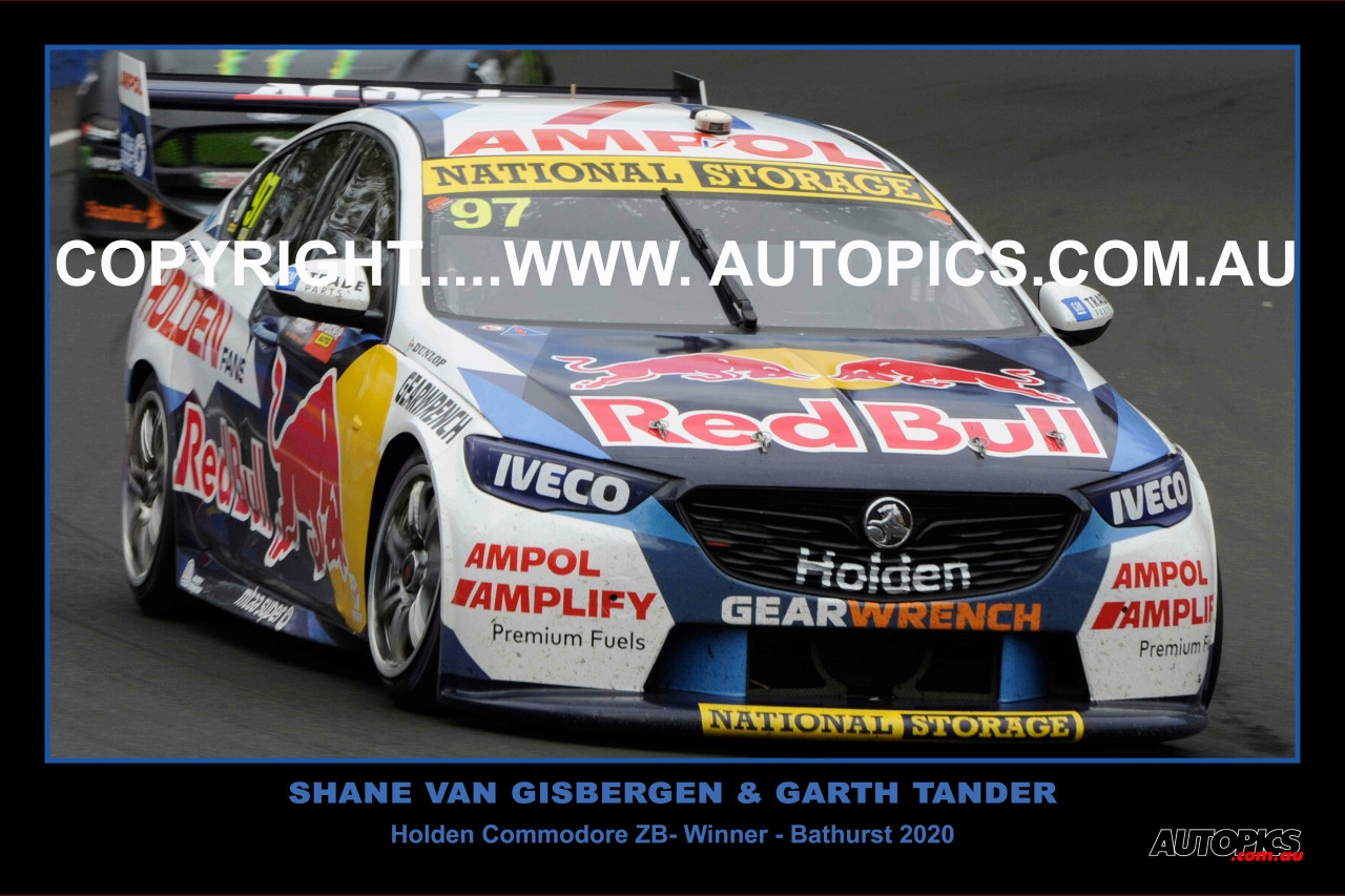 2020200 - Shane Van Gisbergen & Garth Tander - Bathurst Winner - 2020 -Holden Commodore ZB