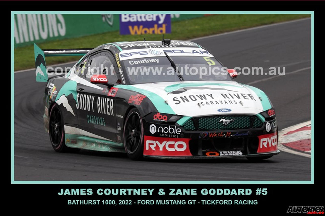 2022766 - James Courtney - Zane Goddard - Ford Mustang GT - Supercars - Bathurst, REPCO 1000, 2022