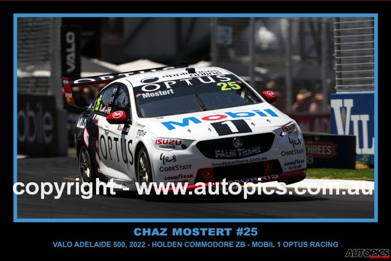 20221041 - Chaz Mostert, Mobil 1 Optus Racing - Holden Commodore ZB , VALO Adelaide 500, 2022 