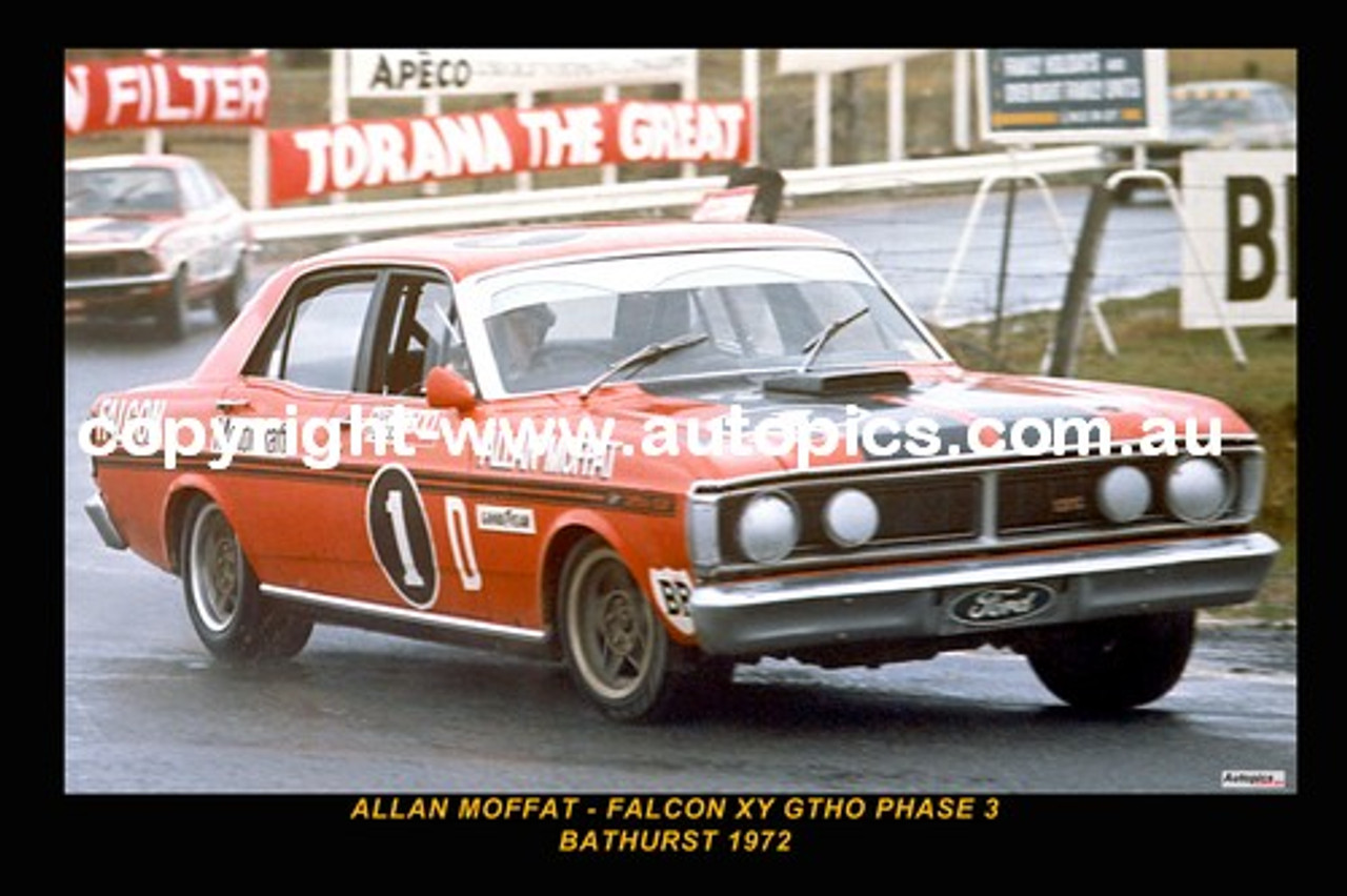 72713-1 - Allan Moffat - Ford Falcon GTHO Phase 3 - Bathurst 1972