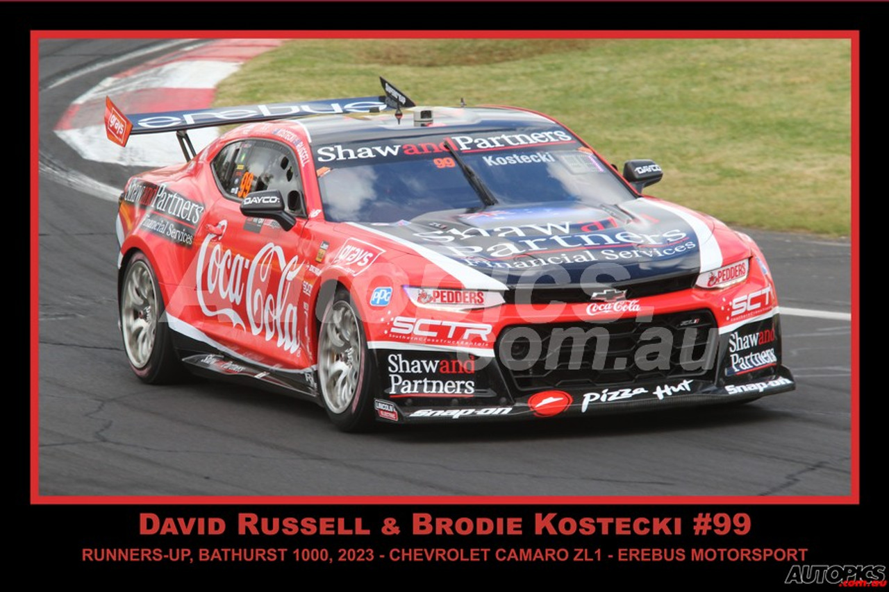 2023772 - David Russell & Brodie Kostecki, Erebus Motorsport - Chevrolet Camaro ZL1 , Runners - Up, Repco Bathurst 1000, 2023 