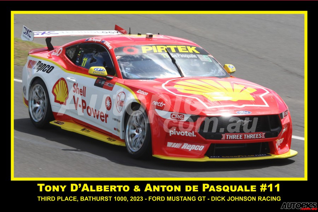 2023773 - Tony D'Alberto & Anton de Pasquale, Dick Johnson Racing - Ford Mustang GT , Third Place, Repco Bathurst 1000, 2023 