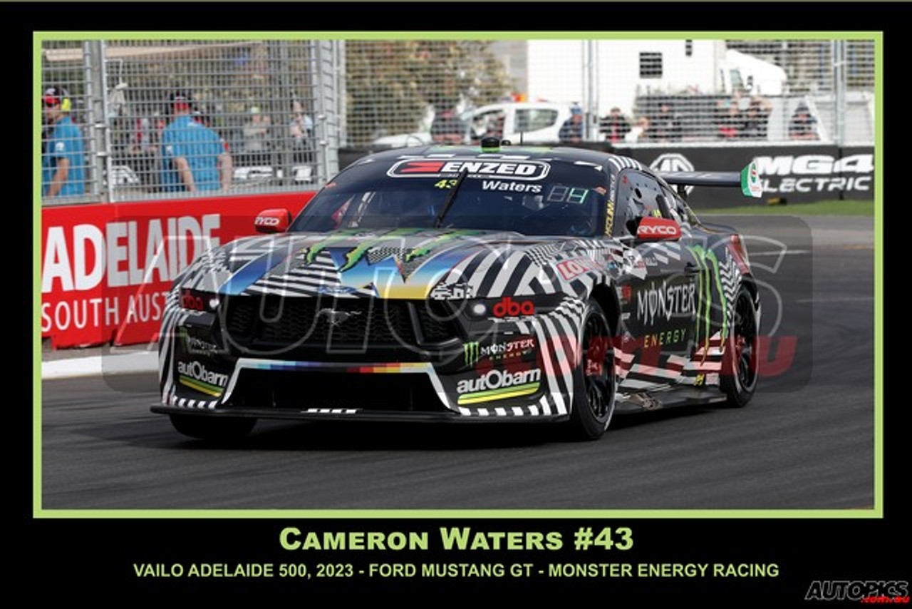 23AD11JS0030-1 - Cameron Waters - Ford Mustang GT - Monster Energy Racing -VAILO Adelaide 500,  2023