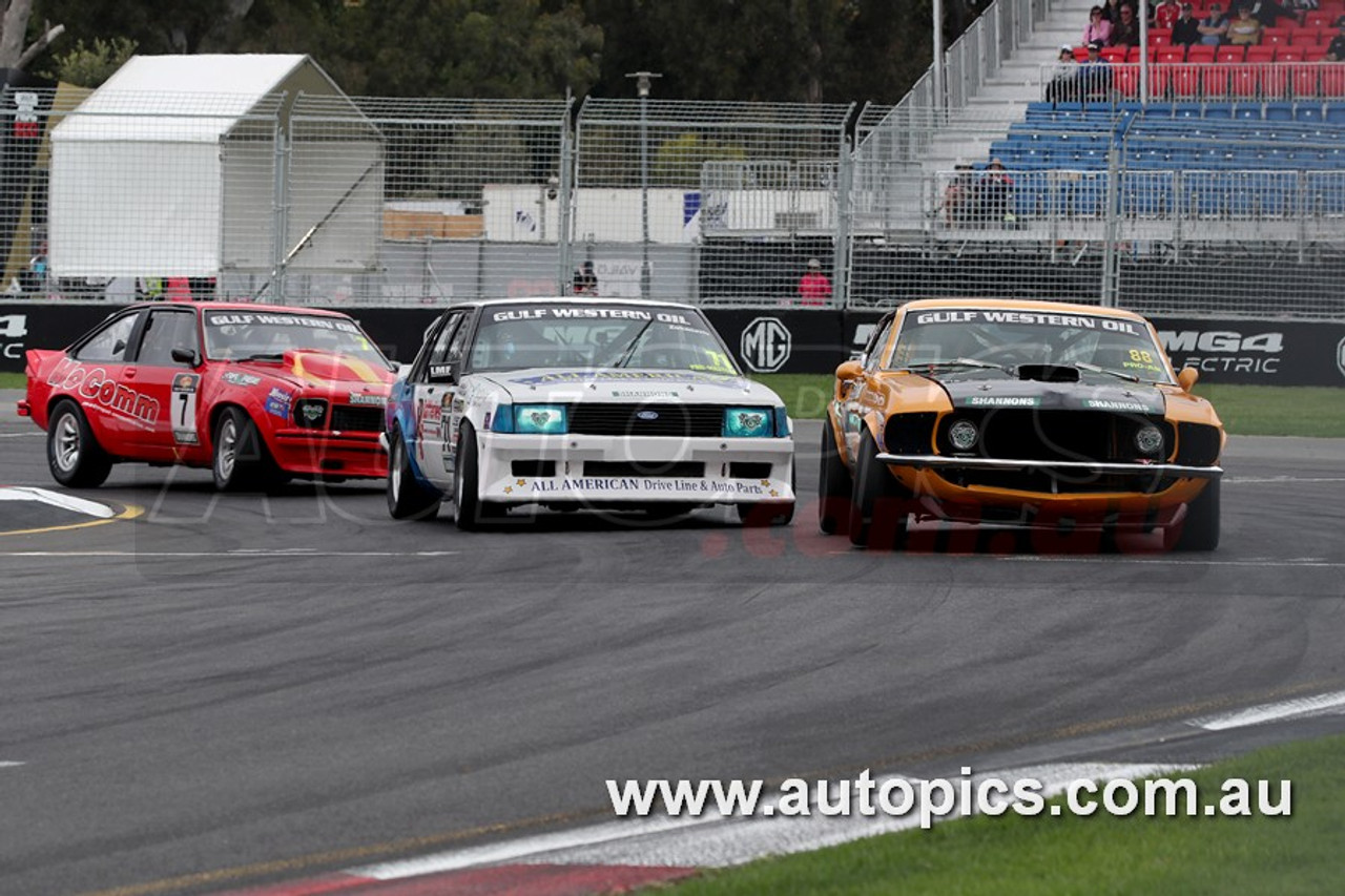 23AD11JS7011 - Gulf Western Oil, Touring Car Masters, Mustang Trans Am - VAILO Adelaide 500,  2023